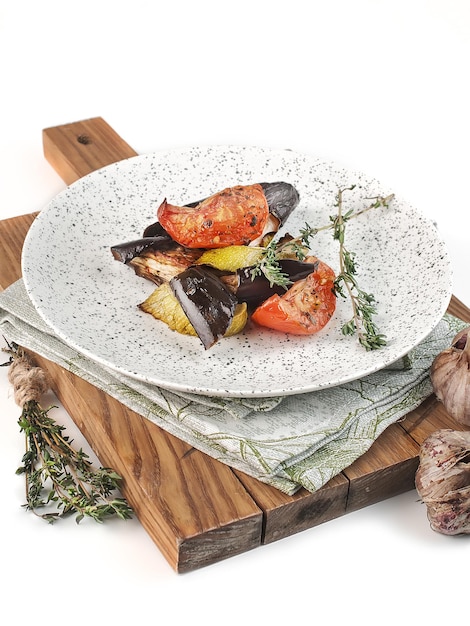 Zbliżenie talerza z potrawą